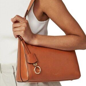 *UNAVAILABLE* Radley London Tan Leather Shoulder Bag Utility Office Siren